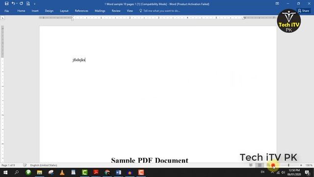 Convert PDF To Word Excel PowerPoint | Online Earning Class 7 | Tech ITV PK