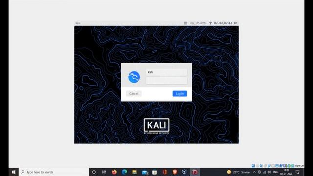 What Is The Default Password Of Kali Linux. #kalilinux #lockScreen смотреть онлайн