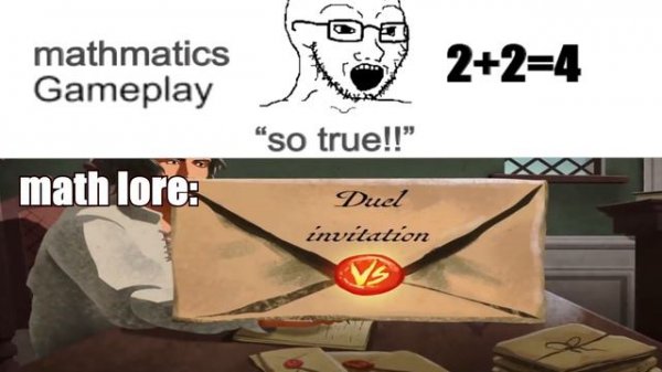 Math Gameplay vs Math Lore