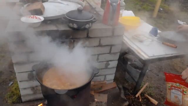 Макароны в казане по-малярски смотреть онлайн