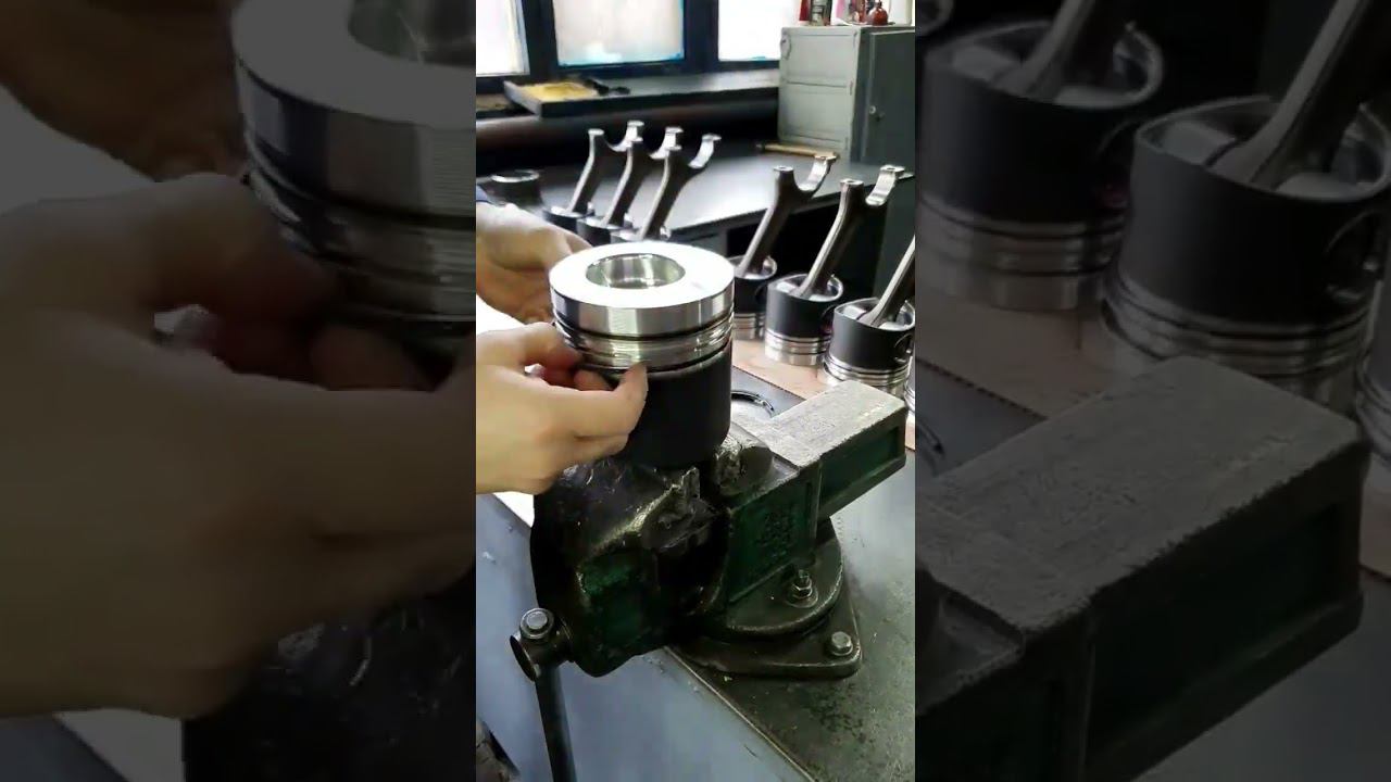 Вот как надо устанавливать поршневые кольца смотреть онлайн