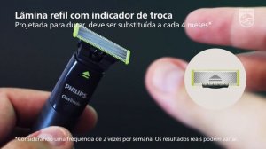 Novo Philips OneBlade: Aparador e Raspador de barba QP1424/10