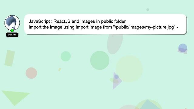JavaScript : ReactJS and images in public folder смотреть онлайн