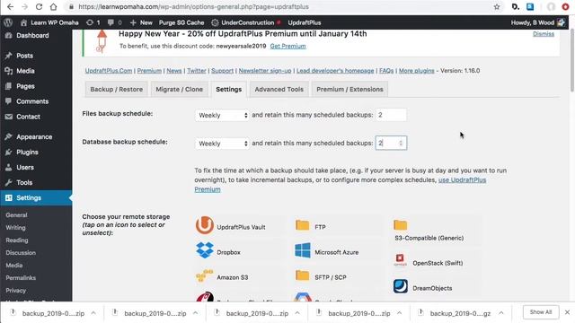 Backup WordPress 2019 - Backing Up to Cloud and Local Computer смотреть онлайн