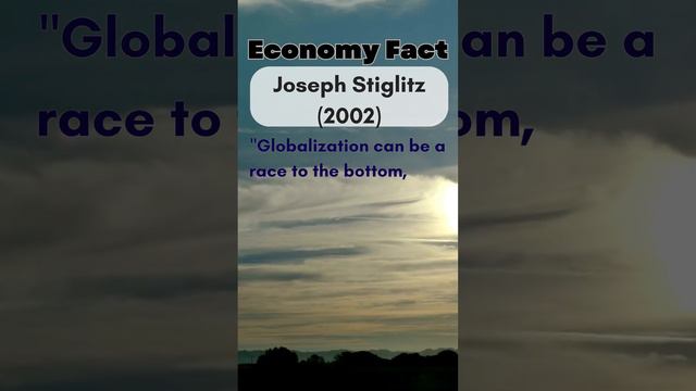 Globalization's Race to the Top or Bottom? Stiglitz's Insight #EconomicDevelopment #GlobalStandards смотреть онлайн
