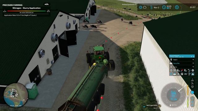 Cutting Hay in November trying to keep up with cow feed! - IOWA DAIRY - UMRV EP16 - FS22 смотреть онлайн