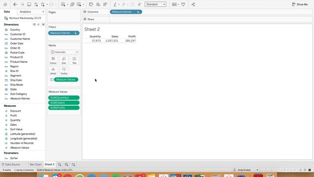 How to Sort by Measure Names with Parameter Actions смотреть онлайн