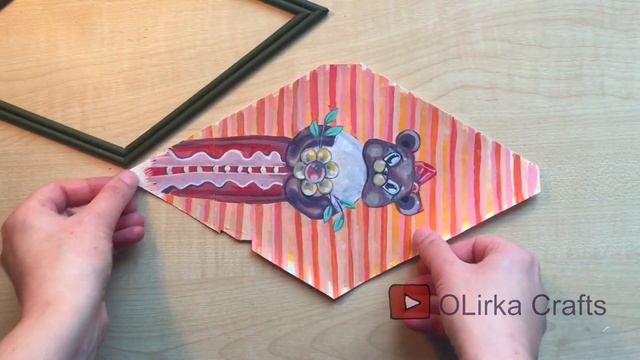 Рамки из скрученных бумажных трубочек | Frames from Paper | Frames for Bear Family смотреть онлайн