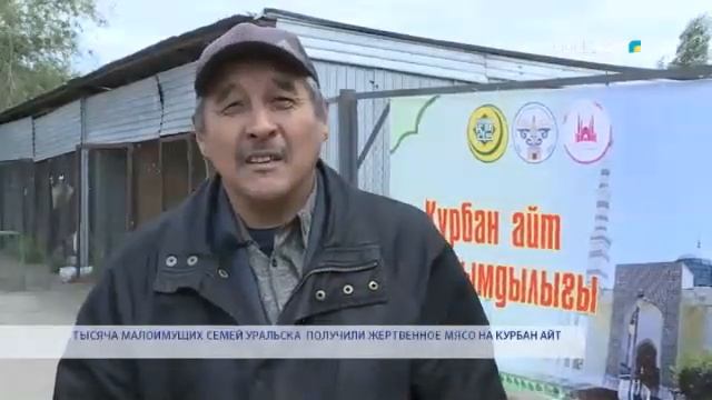 ТЫСЯЧА МАЛОИМУЩИХ СЕМЕЙ УРАЛЬСКА ПОЛУЧИЛИ ЖЕРТВЕННОЕ МЯСО НА КУРБАН АЙТ