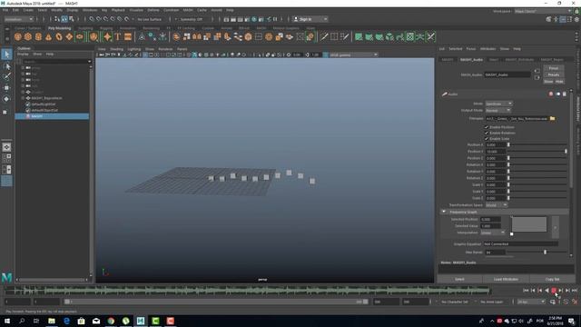 maya mash 2018: Usando audio node смотреть онлайн