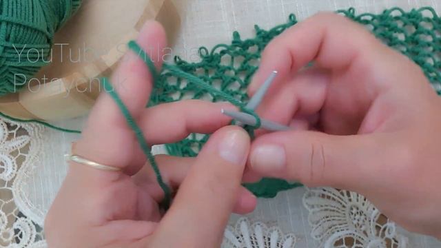 Изысканный шарф. Как связать спицами воздушный лёгкий шарф.Узор паутинка.Урок вязания для начинающи смотреть онлайн