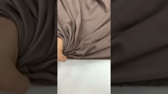 Твил вискоза капучино, видеообзор ткани смотреть онлайн