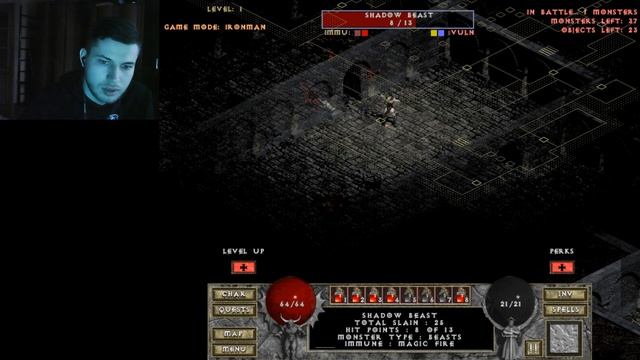 Играем в Diablo: The Hell 2 и продаем батарейки смотреть онлайн