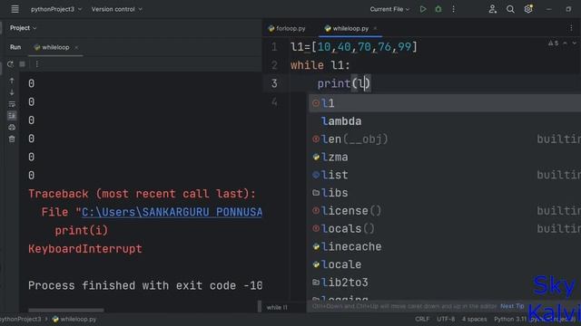 python while loop in tamil смотреть онлайн
