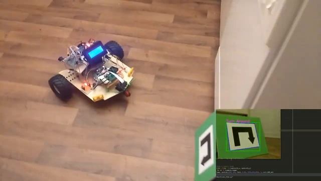"SiFo" - A Vision-Enabled Robot For Recognizing "Signs" (OpenCV) смотреть онлайн