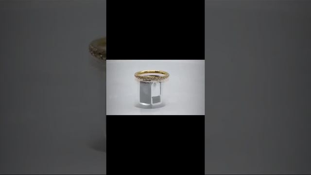 Кольцо-кликер c цирконами. смотреть онлайн