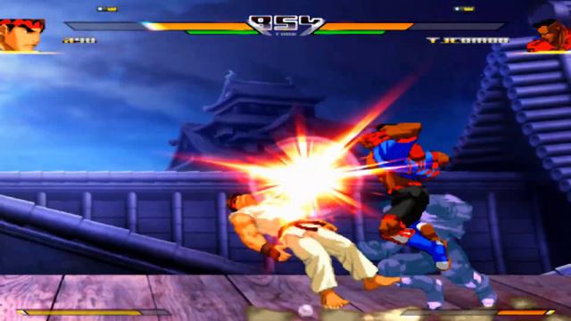 MUGEN Battle Request - Ryu VS. TJ Combo (Street Fighter vs Killer Instinct) смотреть онлайн