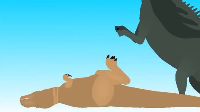Tyrannosaurus VS Diplodocus (Stick Nodes)