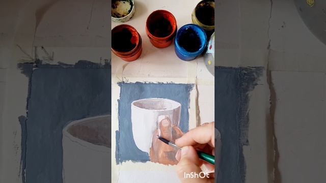 простой рисунок гуашью#shortvideo#watercolor #гуаш #рисование #буднихудожника #художник #скетч смотреть онлайн