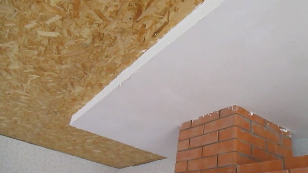 Потолок из гипсокартона вокруг печной трубы смотреть онлайн