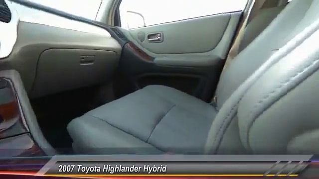 2007 Toyota Highlander Hybrid Hollywood FL 1944BO смотреть онлайн