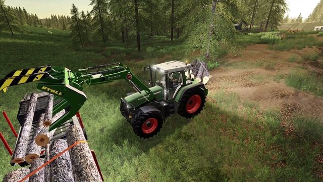 FS19 Rags2Riches No Mans Land #13 - Removing Trees For Our House смотреть онлайн