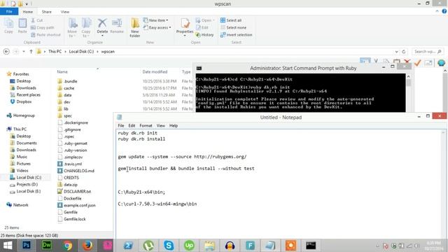 How to Install wpscan in Windows 8.1 смотреть онлайн