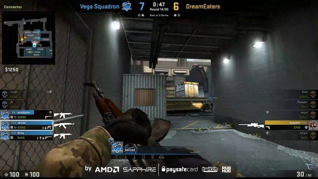 Vega Sqaudron vs DreamEaters - OGA Counter PIT S5 - map3 - de_train [Anishared & Gromjkeee] смотреть онлайн
