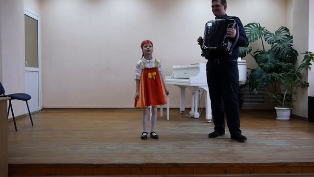 Настя Кизеева, 6 лет - р.н.п. Земляничка ягодка смотреть онлайн