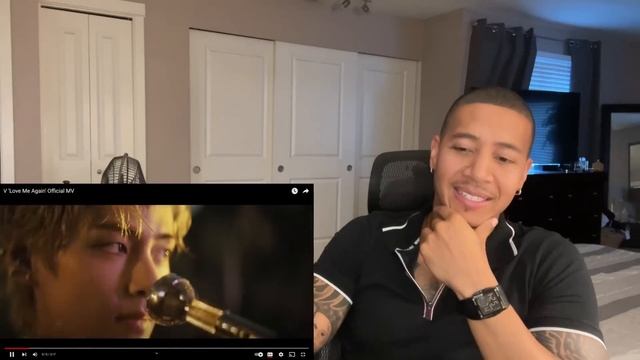Kim Taehyung V 'Love Me Again' Official MV (REACTION) смотреть онлайн