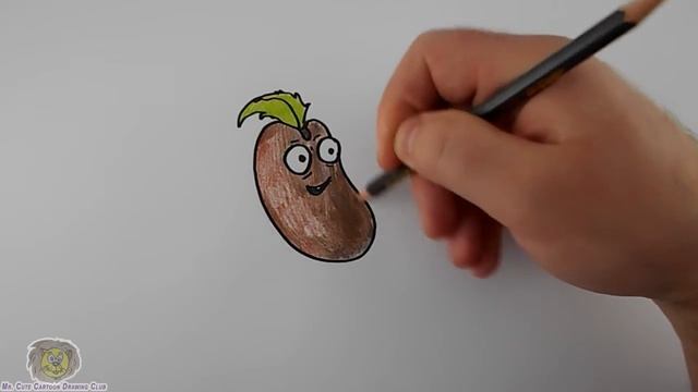 How To Draw Coffee Bean (Plants vs Zombies) смотреть онлайн
