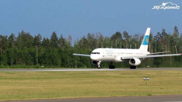 UP-B5701 - Boeing 757-200 ВВС Казахстана. Вылет из Национального аэропорта Минск (UMMS 08.06.23) смотреть онлайн