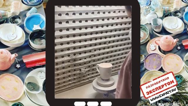 Как сэкономить место и организовать место для покраски небольших изделий? смотреть онлайн