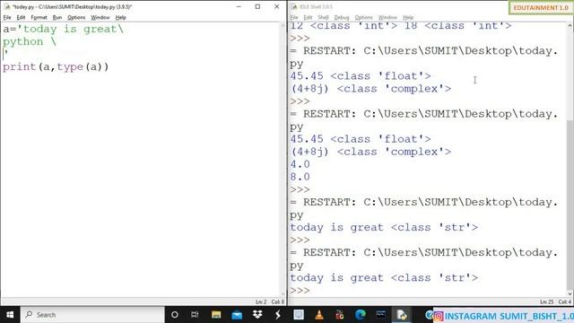 Python Revision Tour | Class 12 Computer Science with Python (Video 5) смотреть онлайн