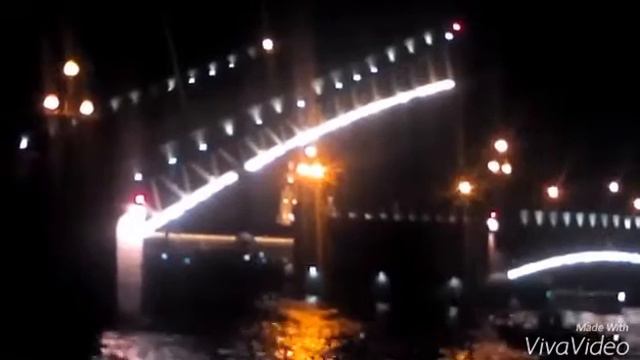 Развод мостов в Санкт- Петербурге. смотреть онлайн