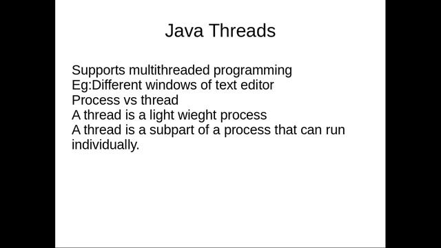 Introduction to java threads смотреть онлайн