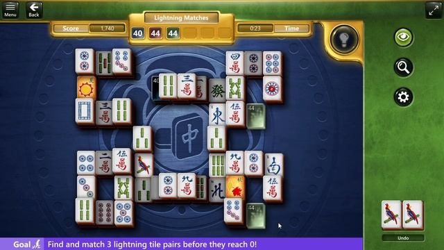 Microsoft Mahjong | Lightning Tiles - Easy | August 1, 2021 | Daily Challenges смотреть онлайн