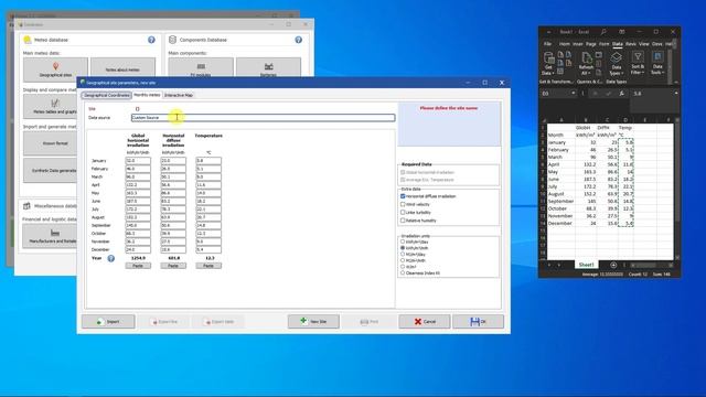 PVsyst 7 - Meteo 002 - Meteo Data Management смотреть онлайн