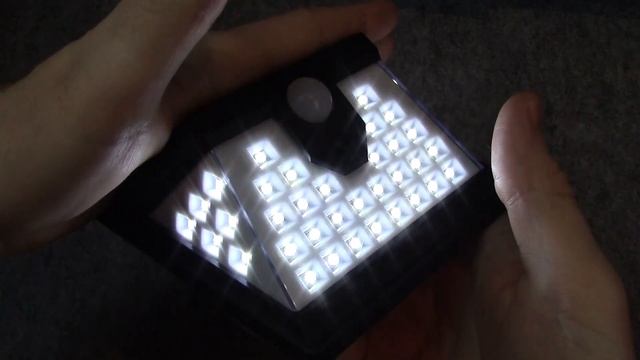 ?Уличный светильник с датчиком движения и солнечной батареей. смотреть онлайн