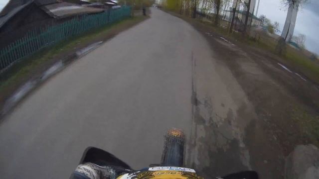 Прокатился на Yamaha YZ450F после Racera 150 , перекрестился ./ GitUp GIT2 смотреть онлайн
