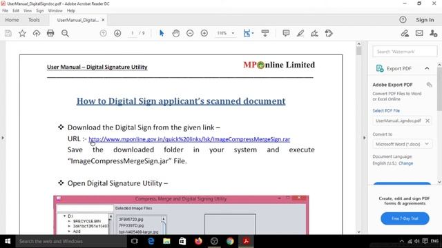 How to Download Image merge compress sign. utility || epass2003 || Mponline Digital sign. software смотреть онлайн