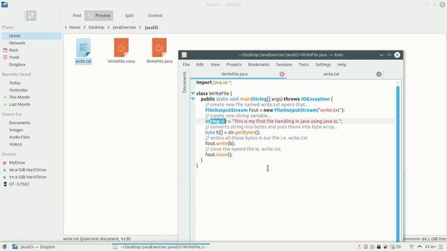 File Handling in Java (Byte Oriented Approach) смотреть онлайн