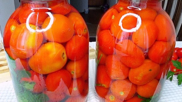 простой и вкусный рецепт сладких маринованных помидор на зиму??? смотреть онлайн