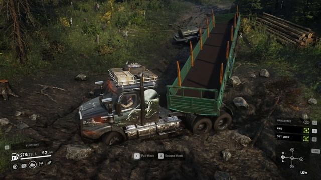 Snowrunner: Британская Колумбия | Близнецы в лесу — вторая часть и Катастрофа на буровой | эпизод 4 смотреть онлайн