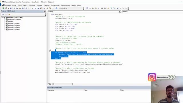 Como enviar mensagem no WhatsApp pelo Excel смотреть онлайн