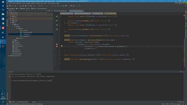 ergovia@FH Kiel – Advanced Java / Creating a ReSTful Webapp using Spring Boot смотреть онлайн