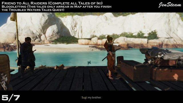 Ghost of Tsushima - Friend to All Raiders Trophy Guide (Complete all Side Quest Tales of Iki) смотреть онлайн