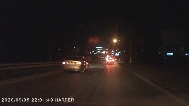 Видеорегистратор HARPER DVHR 250 1080p Ночь смотреть онлайн