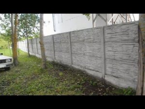 Как самому сделать железо бетонный забор