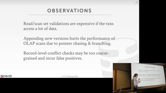 04 - Multi-Version Concurrency Control [Protocols] (CMU Databases / Spring 2020) смотреть онлайн